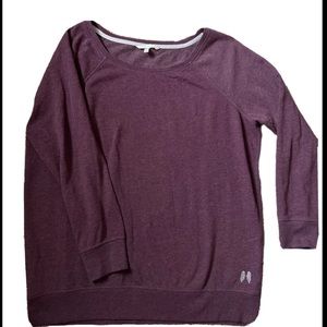 Victoria’s Secret Medium fleece Pullover eggplant purple